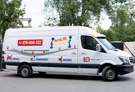 Furgoneta HamaL.MD pentru transport marfă, mutări și evacuare gunoi în Chișinău